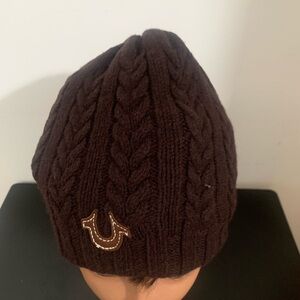 NWT True Religion Unisex Cashmere Wool Beanie